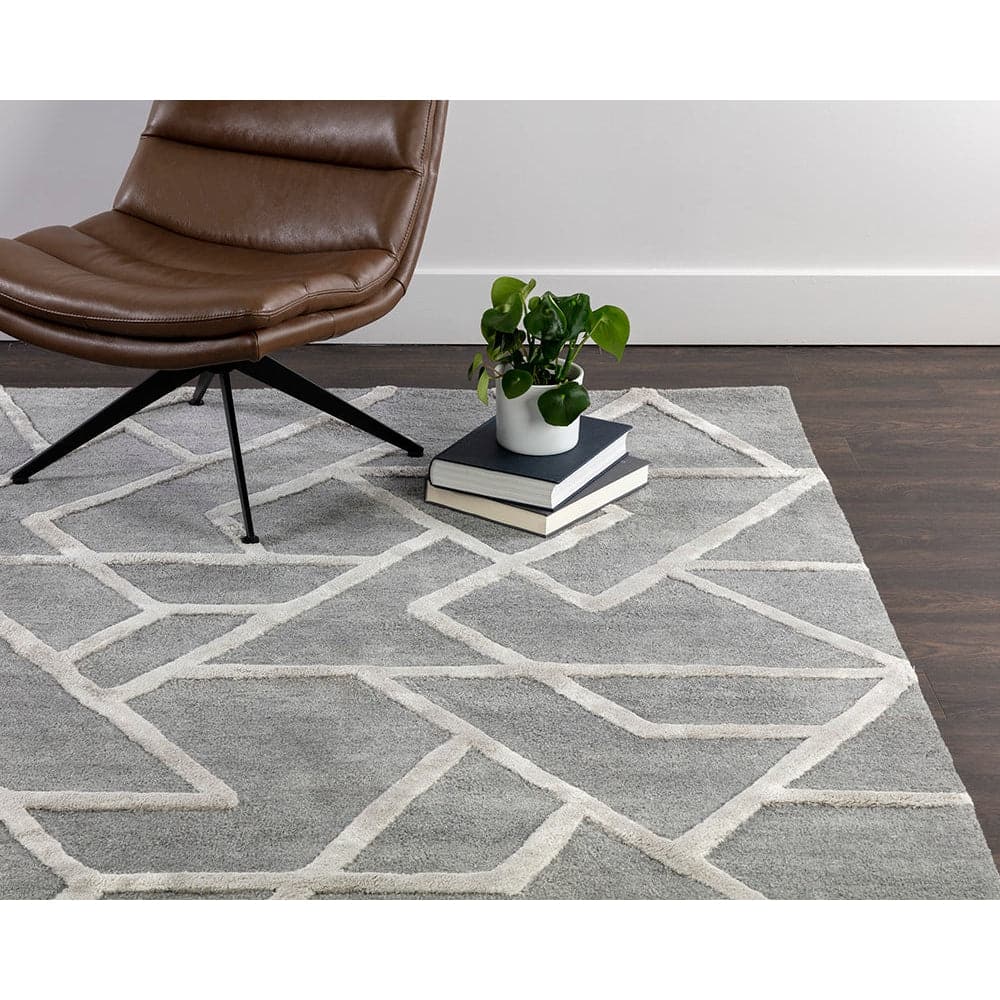 Zizi Hand - Tufted Rug - Dark Grey-Sunpan-SUNPAN-108741-Rugs9' x 12-4-France and Son