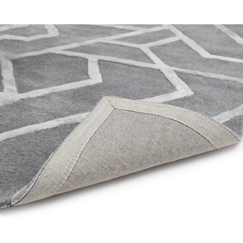 Zizi Hand - Tufted Rug - Dark Grey-Sunpan-SUNPAN-108741-Rugs9' x 12-7-France and Son