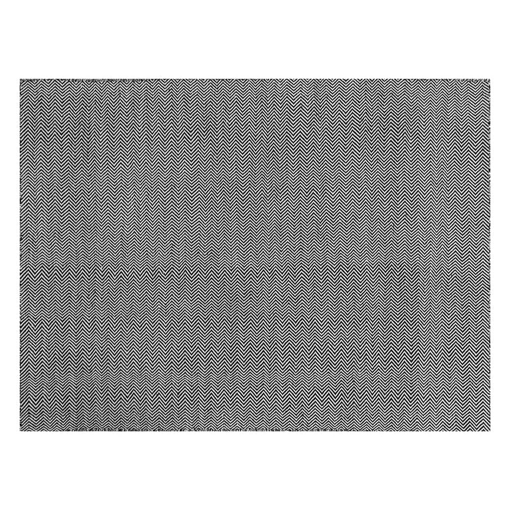 Cusco Hand-woven Rug - Black / White-Sunpan-SUNPAN-108765-Rugs9' x 12'-1-France and Son