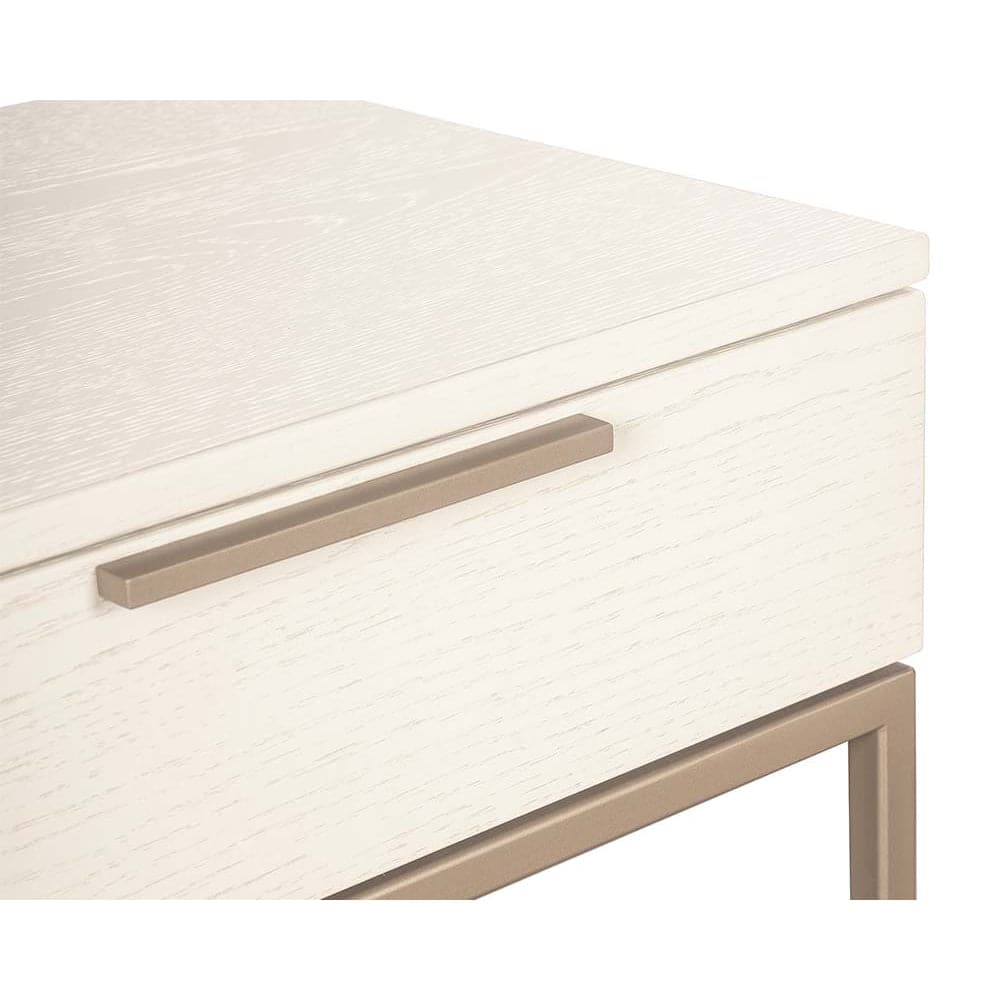 Rebel Console Table With Drawers - Champagne Gold - Cream-Sunpan-SUNPAN-108770-Console Tables-6-France and Son