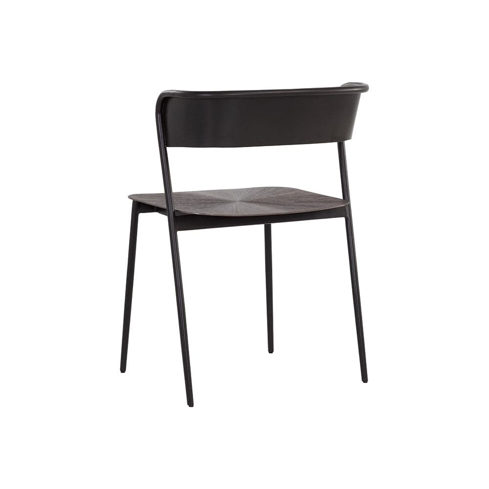 Keanu Dining Chair - Gunmetal-Sunpan-SUNPAN-108771-Dining Chairs-5-France and Son