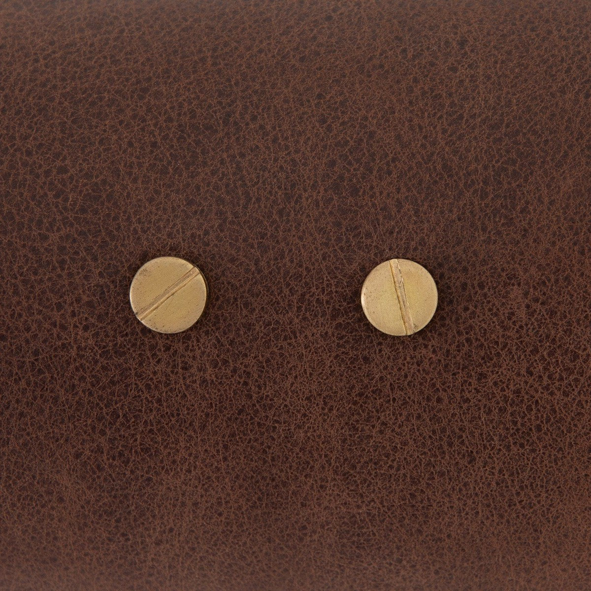 Astrid Double Pendant - Dark Brown Leather