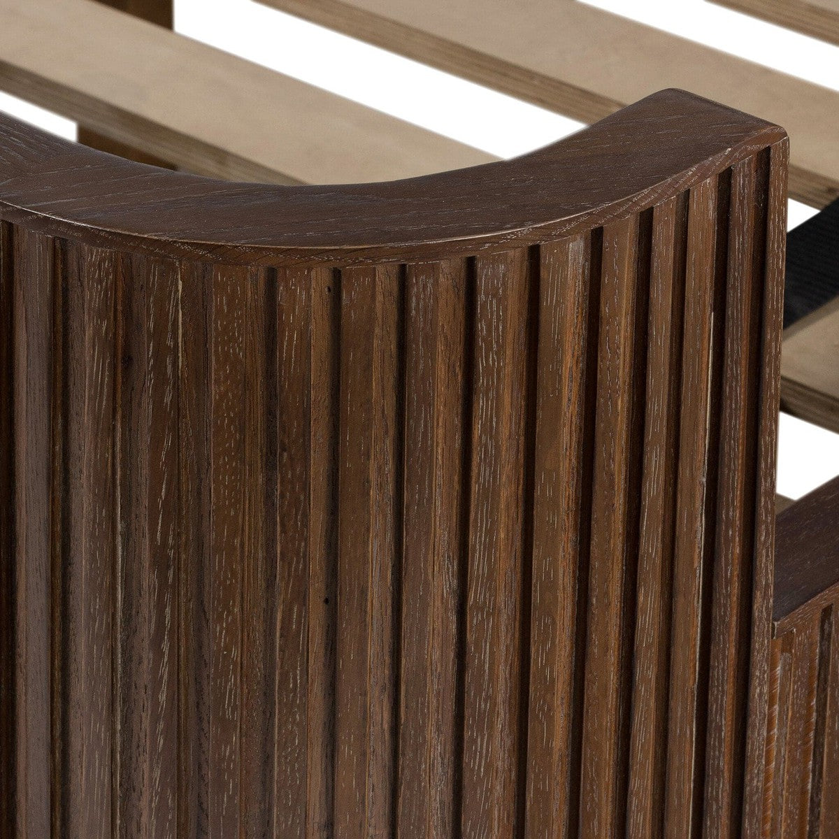 Fletcher Bed - Terra Brown Oak Veneer- King