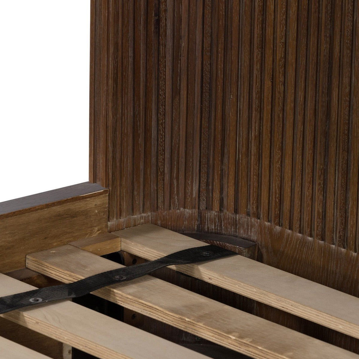Fletcher Bed - Terra Brown Oak Veneer- King