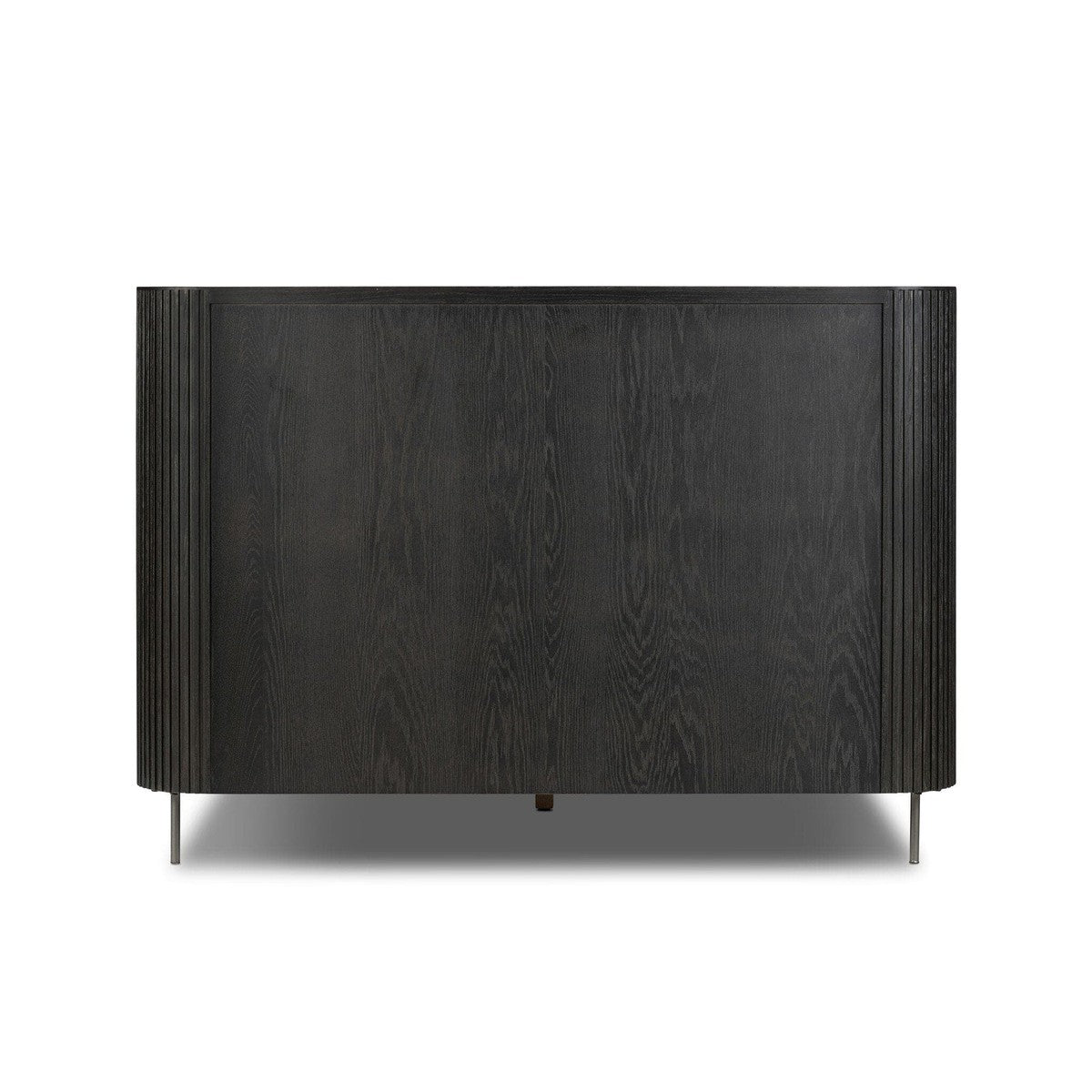 Fletcher Bed - Distressed Black Oak - Queen