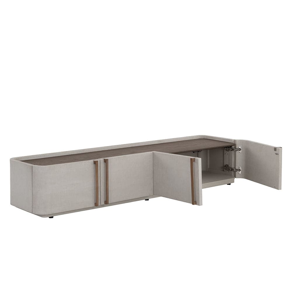 Jamille Media Console And Cabinet-Sunpan-SUNPAN-108895-Bookcases & Cabinets-3-France and Son