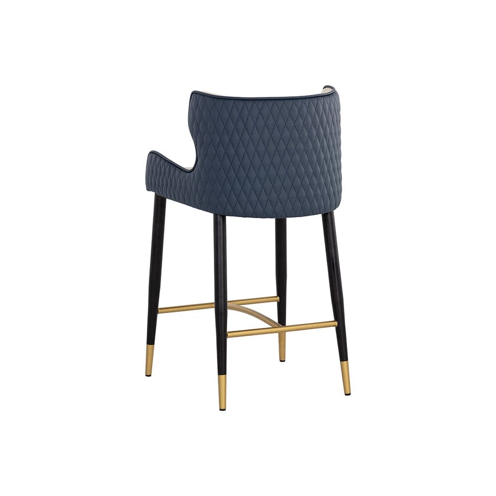 Gianni Counter Stool-Sunpan-SUNPAN-108714-Bar StoolsDillon Stratus / Dillon Black-8-France and Son