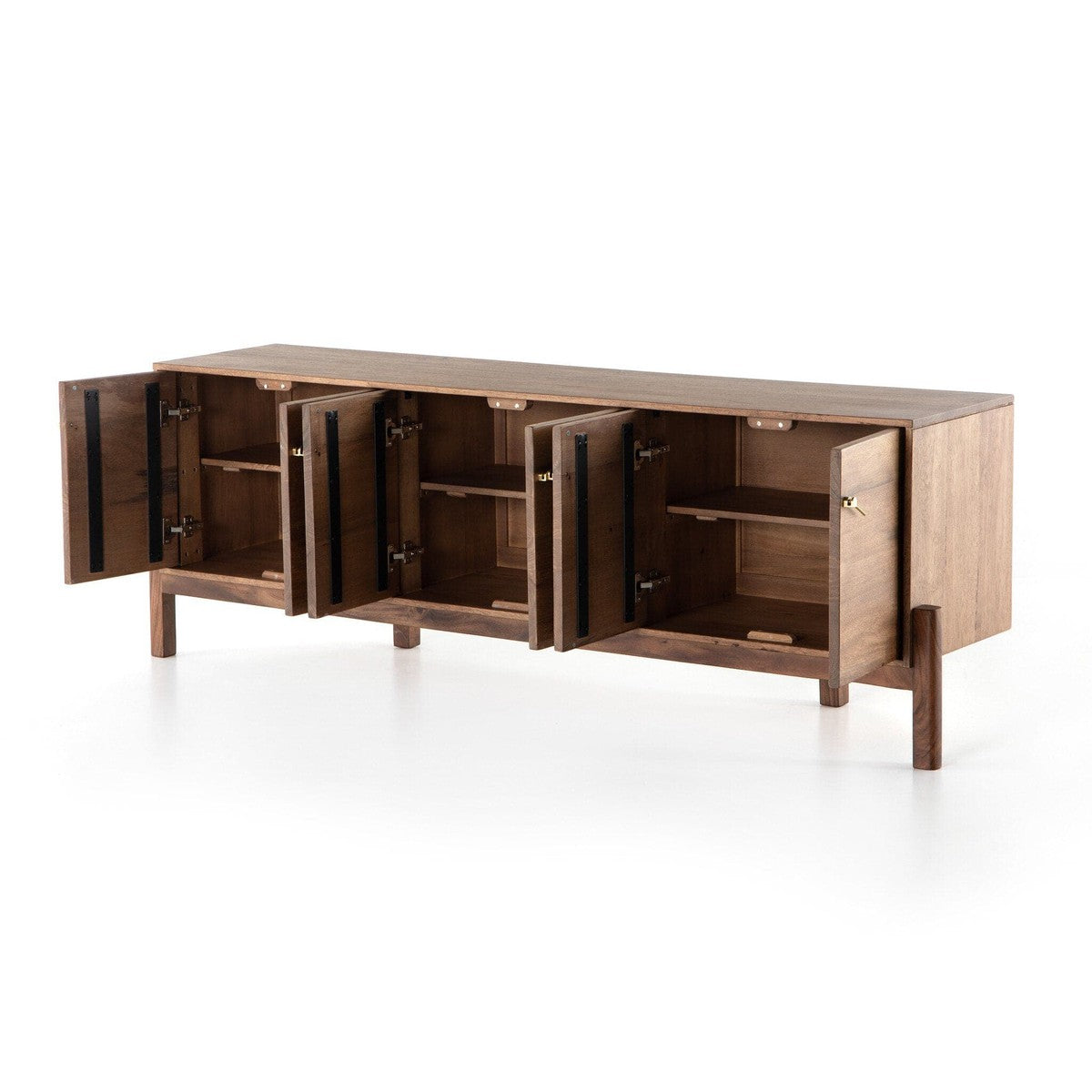 Reza Media Console - Smoked Honey