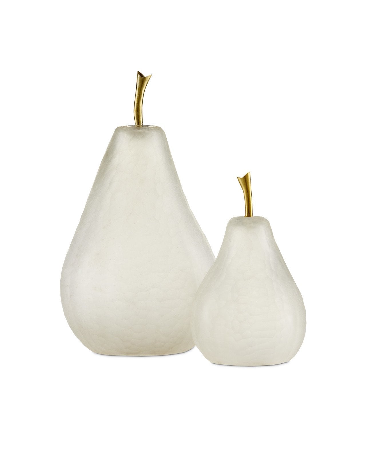 Glass Pear Set of 2