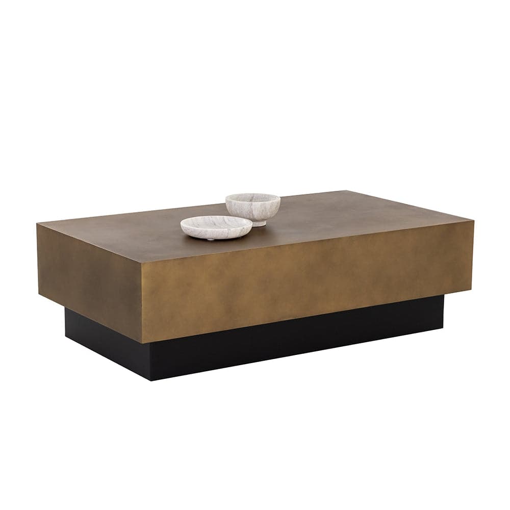 Blakely Coffee Table - Gunmetal-Sunpan-SUNPAN-107078-Coffee TablesMatte Black-6-France and Son