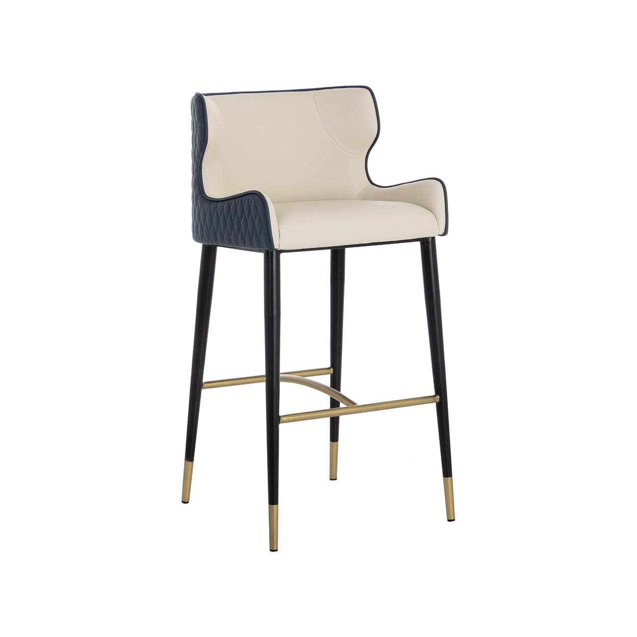 Gianni Barstool-Sunpan-SUNPAN-109038-Bar StoolsDillon Cream / Dillon Thunder-1-France and Son