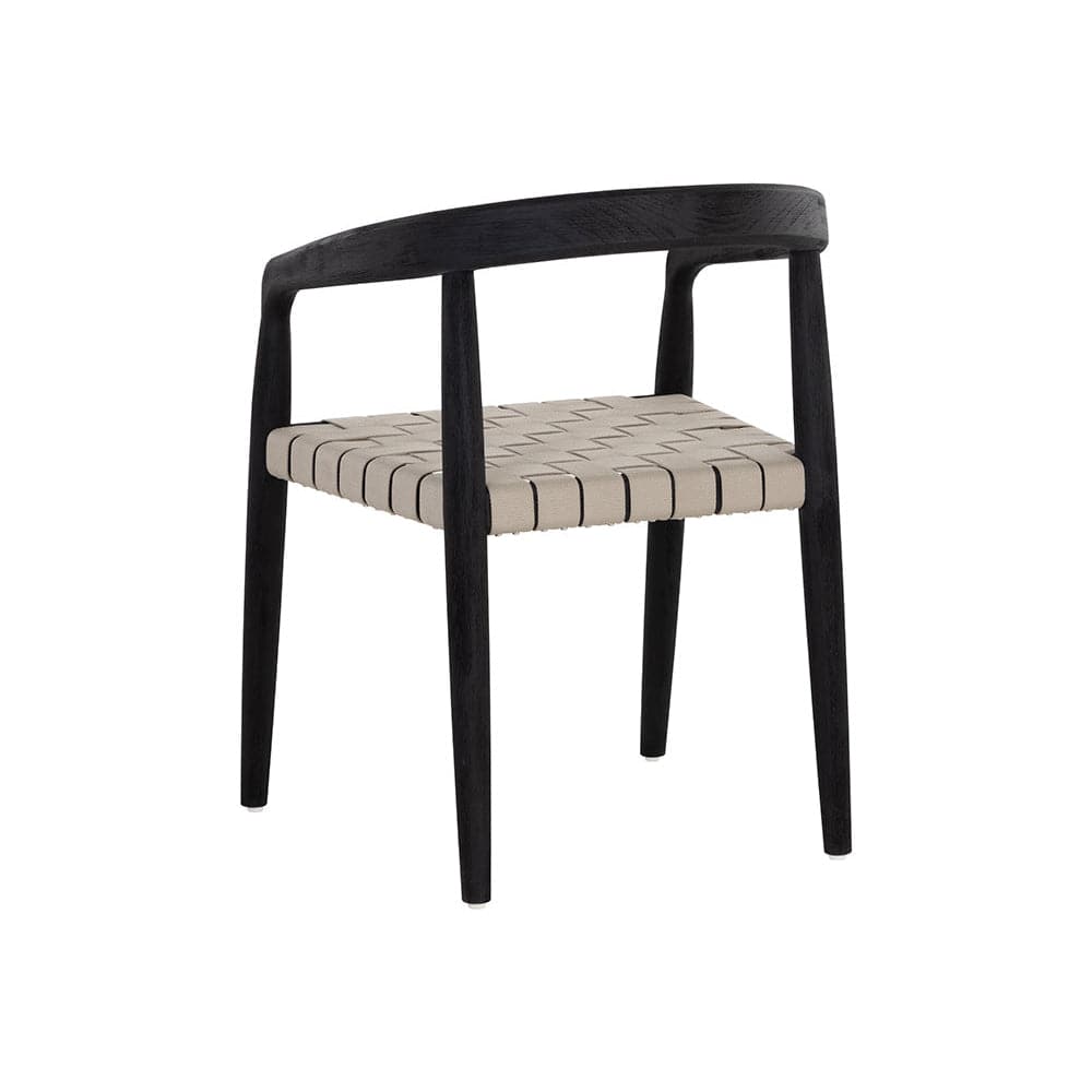 Cayman Dining Armchair - Charcoal-Sunpan-SUNPAN-109043-Dining Chairs-3-France and Son