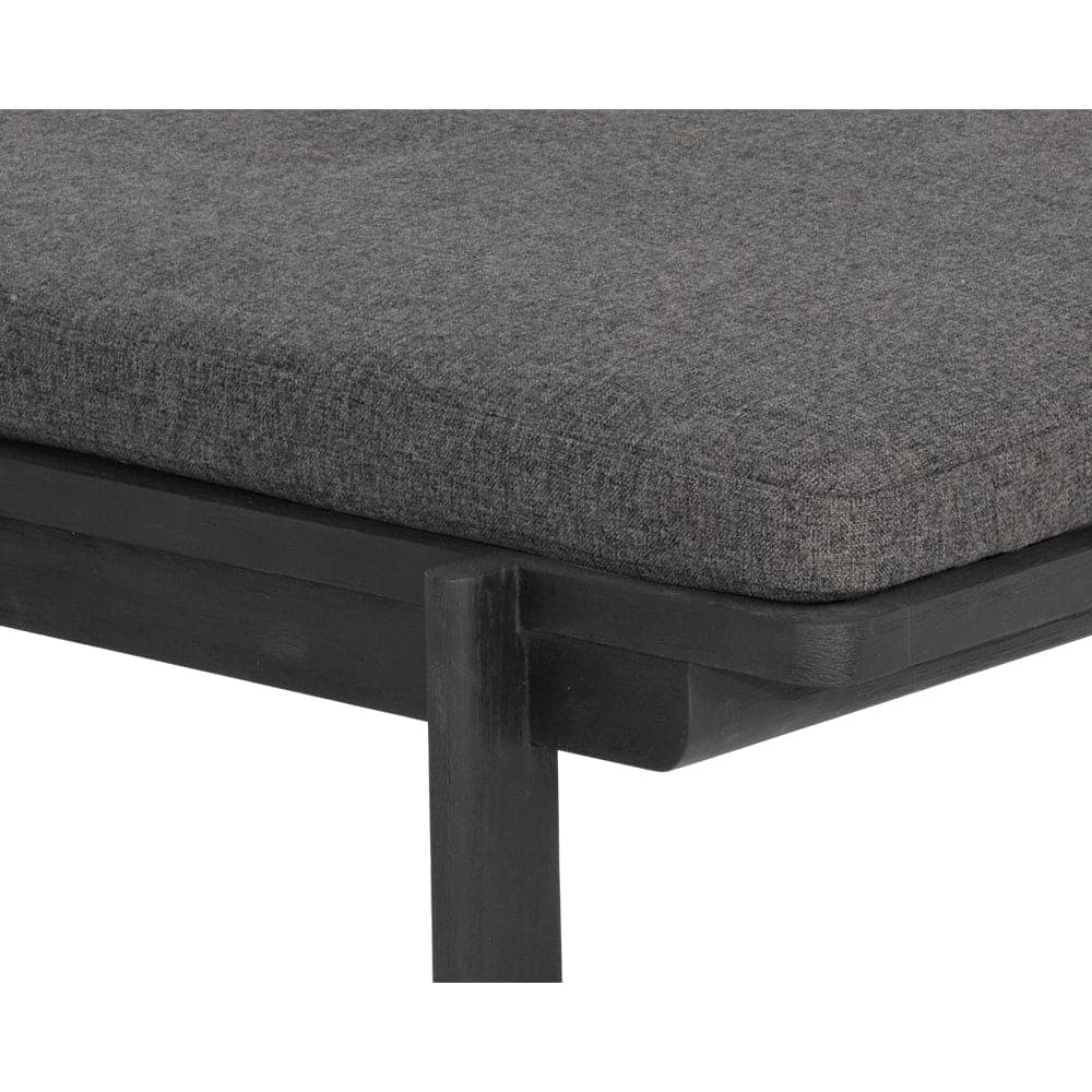 Bahari Daybed - Charcoal - Gracebay Grey-Sunpan-SUNPAN-109055-Daybeds-3-France and Son