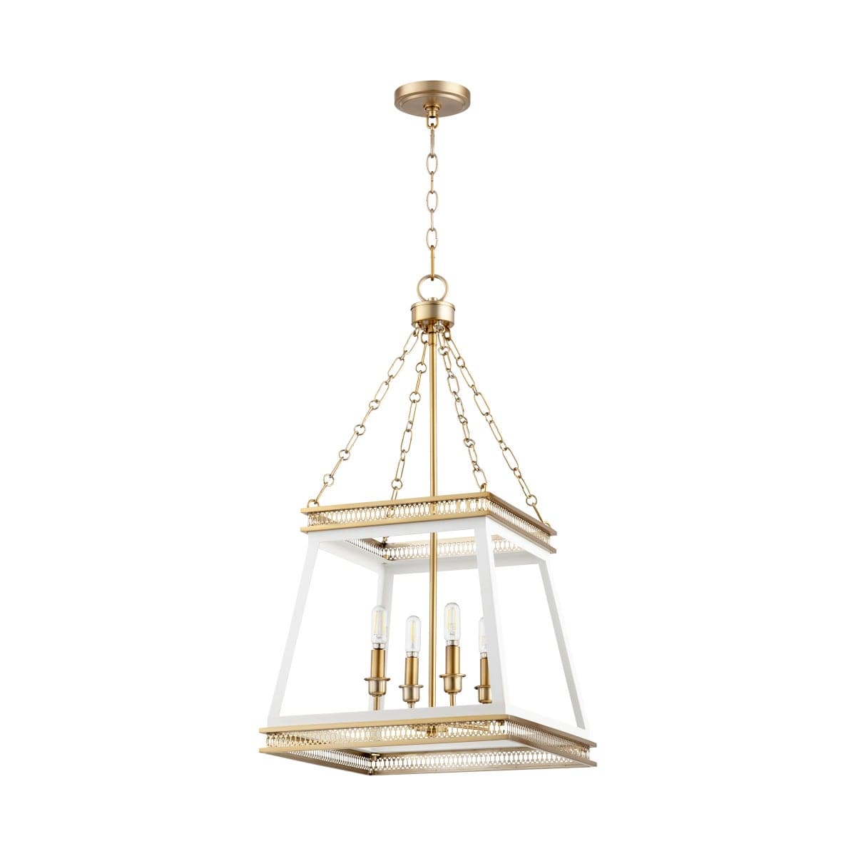 Gerard Pendant-Cyan Design-CYAN-10905-PendantsWhite and Aged Brass-4-France and Son