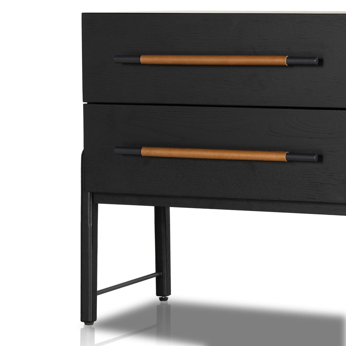 Rosedale Nightstand - Ebony Oak Veneer