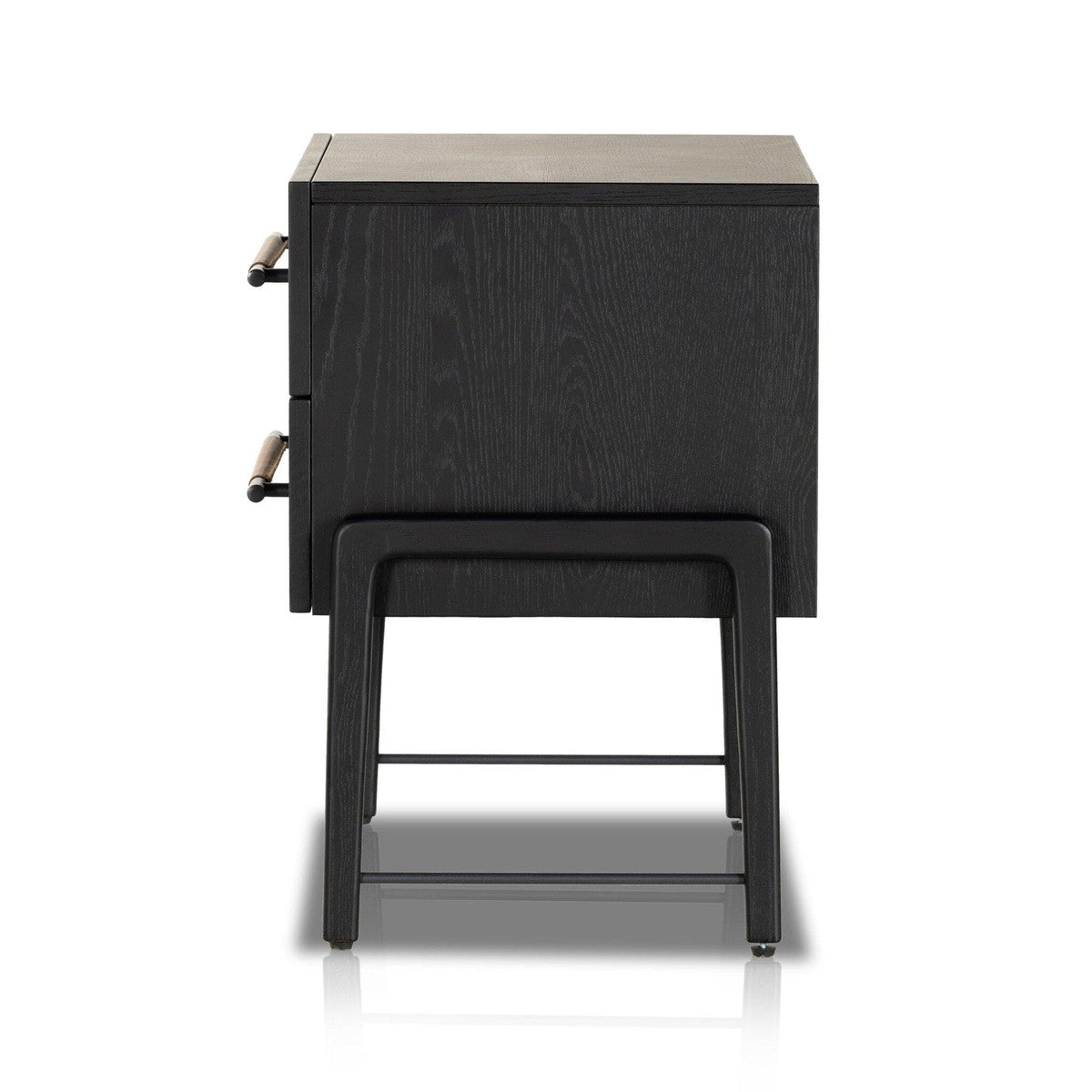 Rosedale Nightstand - Ebony Oak Veneer