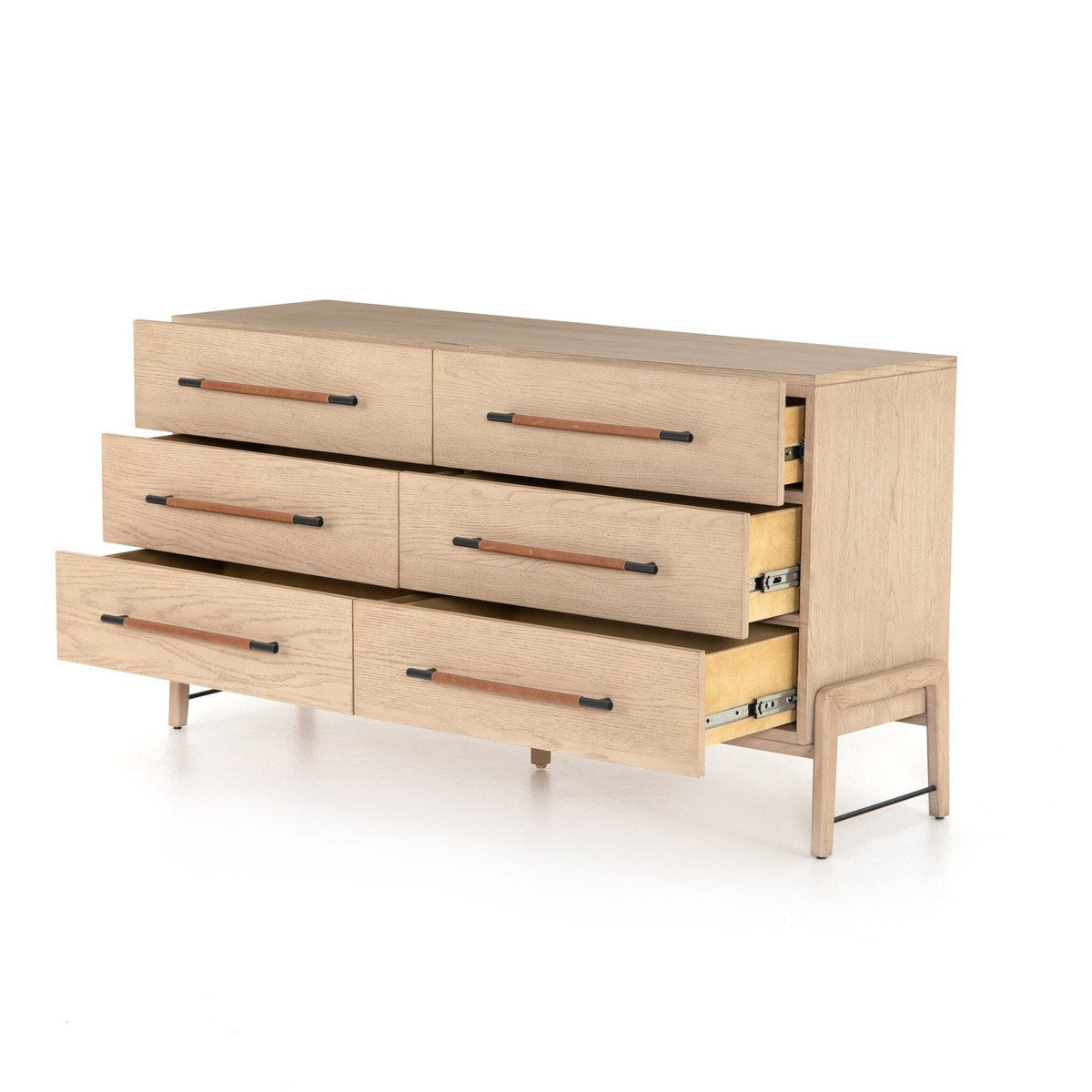 Rosedale 6 Drawer Dresser - Yucca Oak Veneer