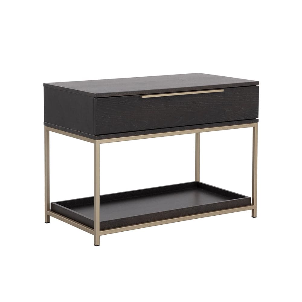 Rebel Large Nightstand-Sunpan-SUNPAN-109073-NightstandsGold - Charcoal Grey-3-France and Son