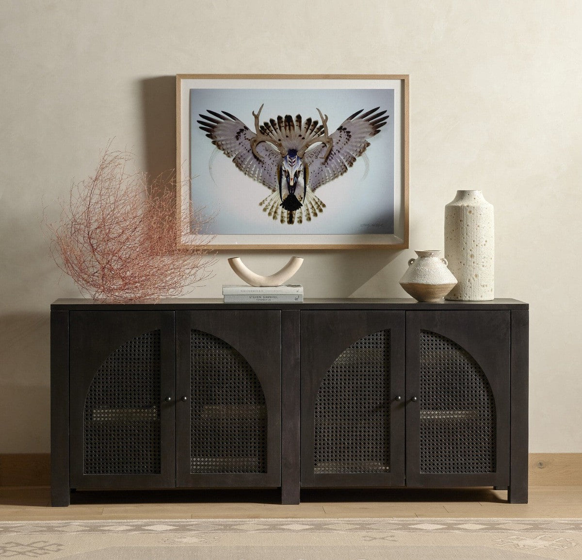 Tilda Sideboard - Black Wash Mango