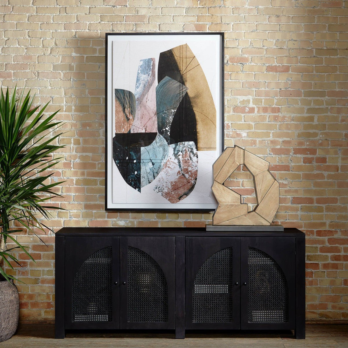 Tilda Sideboard - Black Wash Mango