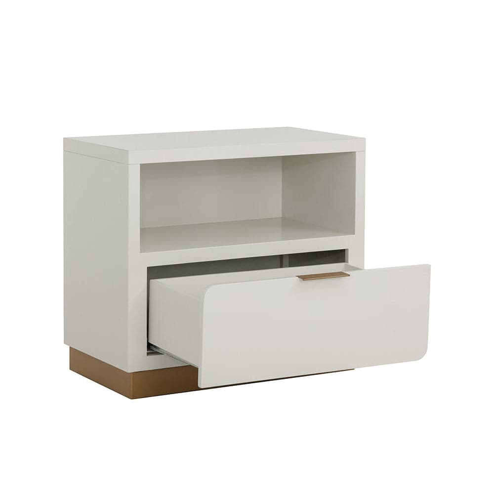 Jenkins Nightstand-Sunpan-SUNPAN-109103-NightstandsHigh Gloss Cream-4-France and Son