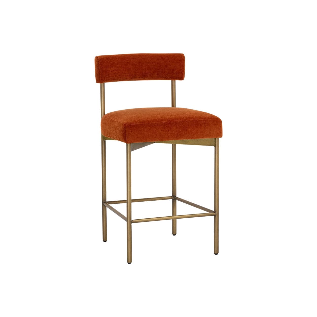 Seneca Counter Stool-Sunpan-SUNPAN-109134-Stools & OttomansAntique Brass - Danny Rust-5-France and Son