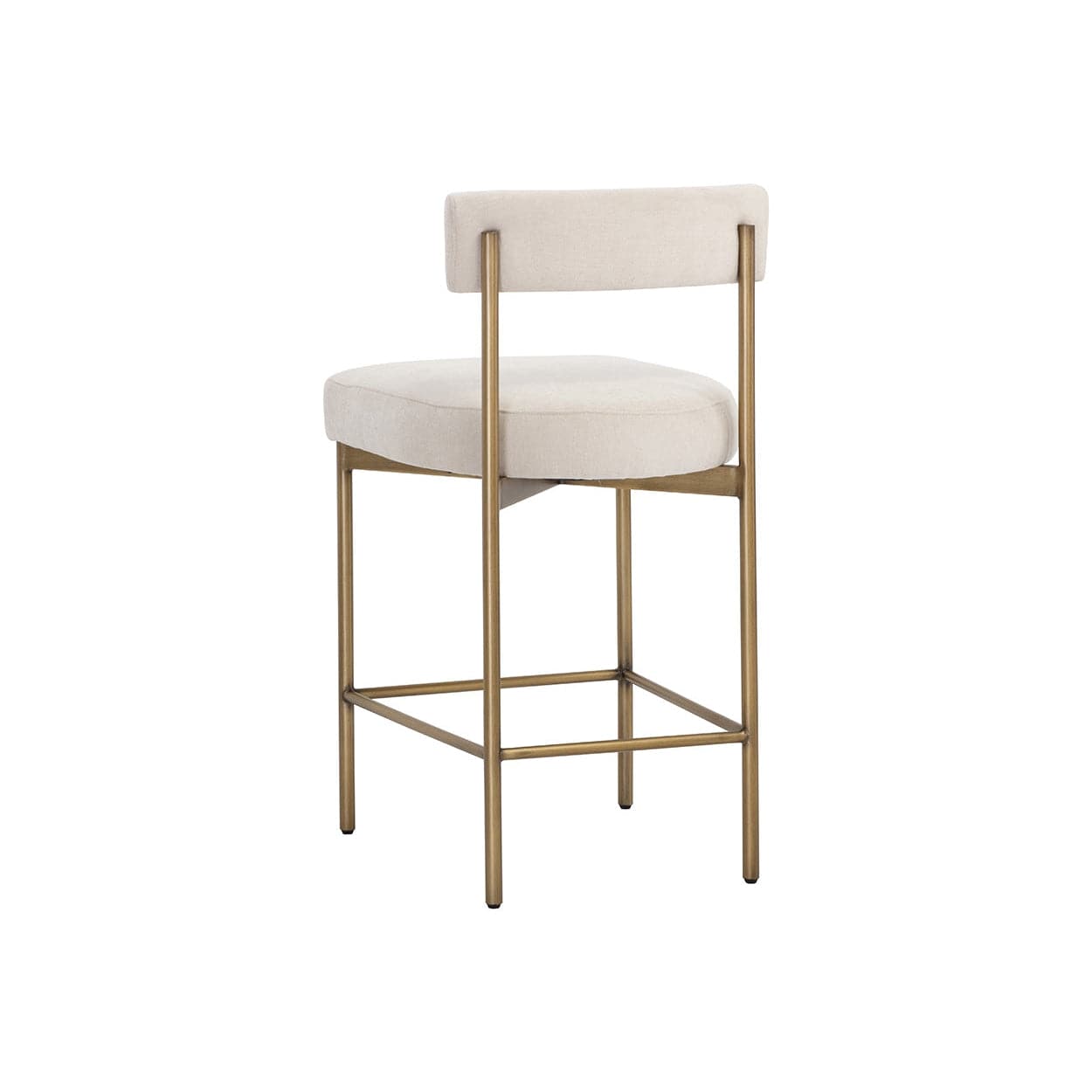 Seneca Counter Stool-Sunpan-SUNPAN-106061-Stools & OttomansAntique Brass - Arena Cement-14-France and Son