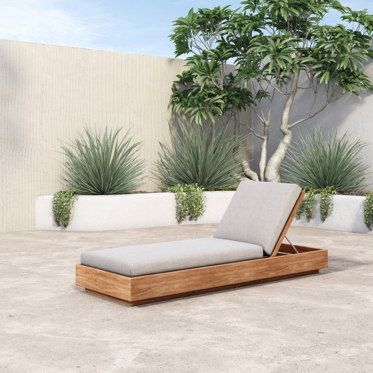 Kinta Outdoor Chaise Lounge - Venao Grey