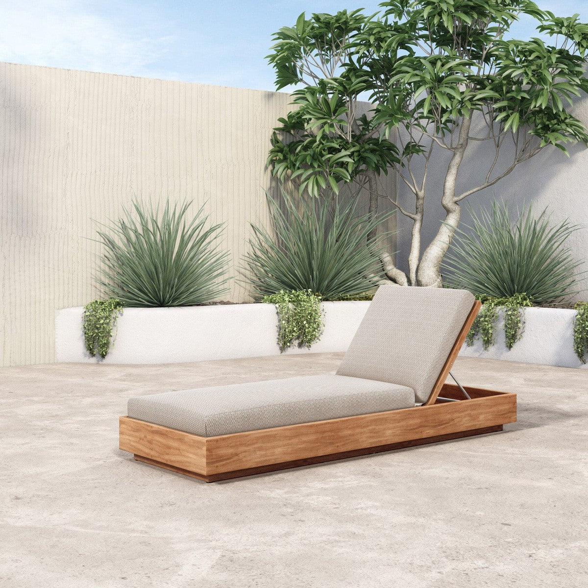 Kinta Outdoor Chaise Lounge - Faye Sand