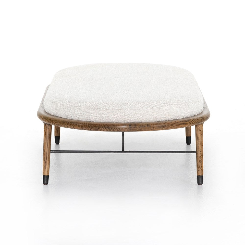 Petra Ottoman - 62" Knoll Natural-Four Hands-FH-109180-006-Stools & Ottomans-6-France and Son
