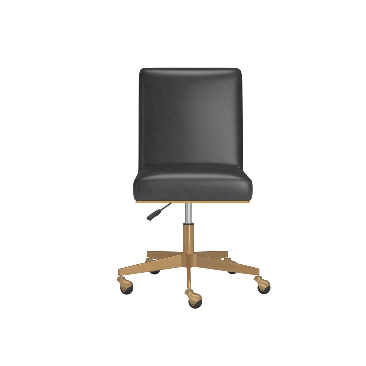 Dean Office Chair-Sunpan-SUNPAN-109204-Task ChairsBrushed Brass - Bravo Portabella-14-France and Son