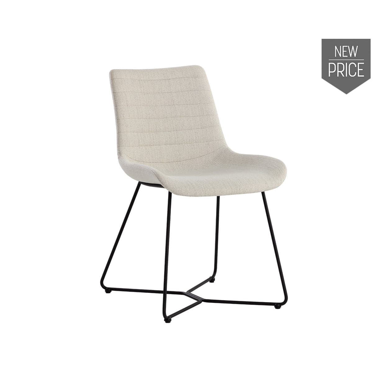 Gracen Dining Chair-Sunpan-SUNPAN-109214-Dining ChairsMina Ivory-12-France and Son