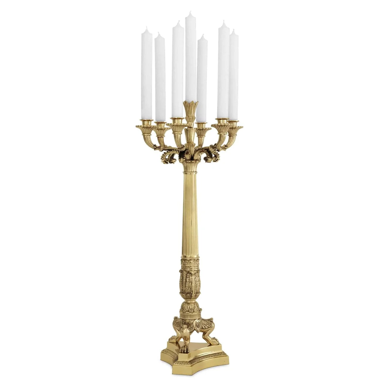 Candle Holder Jefferson-Eichholtz-EICHHOLTZ-109230-DecorPolished Brass-1-France and Son