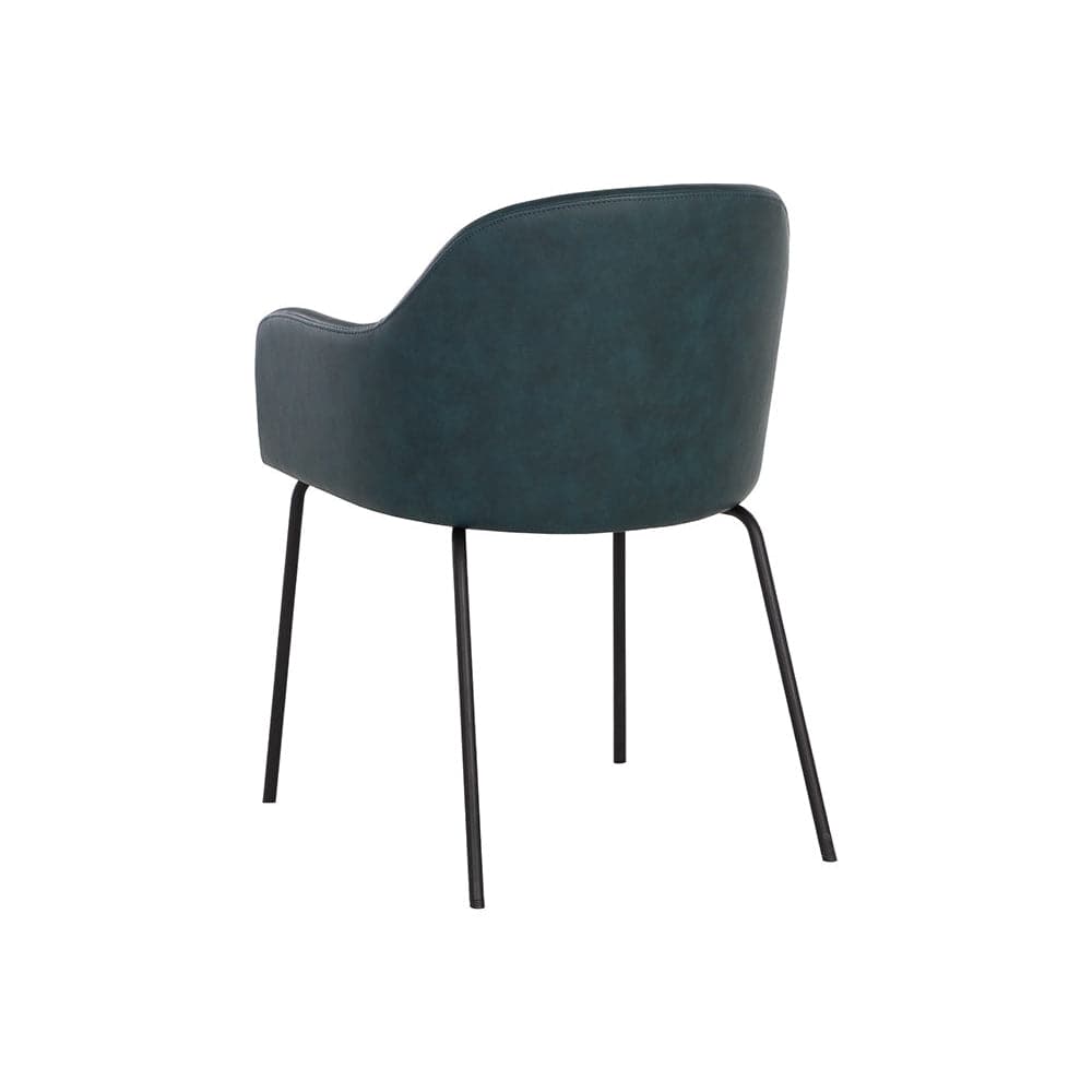 Hensley Dining Armchair-Sunpan-SUNPAN-109250-Dining ChairsDark Teal-13-France and Son