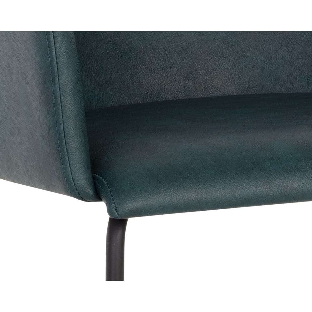 Hensley Dining Armchair-Sunpan-SUNPAN-109250-Dining ChairsDark Teal-14-France and Son