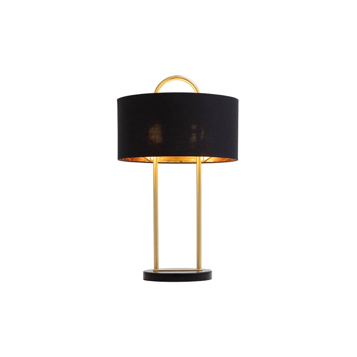 Kezna Table Lamp-Sunpan-SUNPAN-109263-Table LampsBlack Marble-2-France and Son