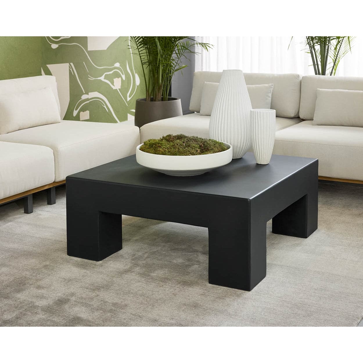 Renley Coffee Table - Black-Sunpan-SUNPAN-109283-Coffee Tables-2-France and Son