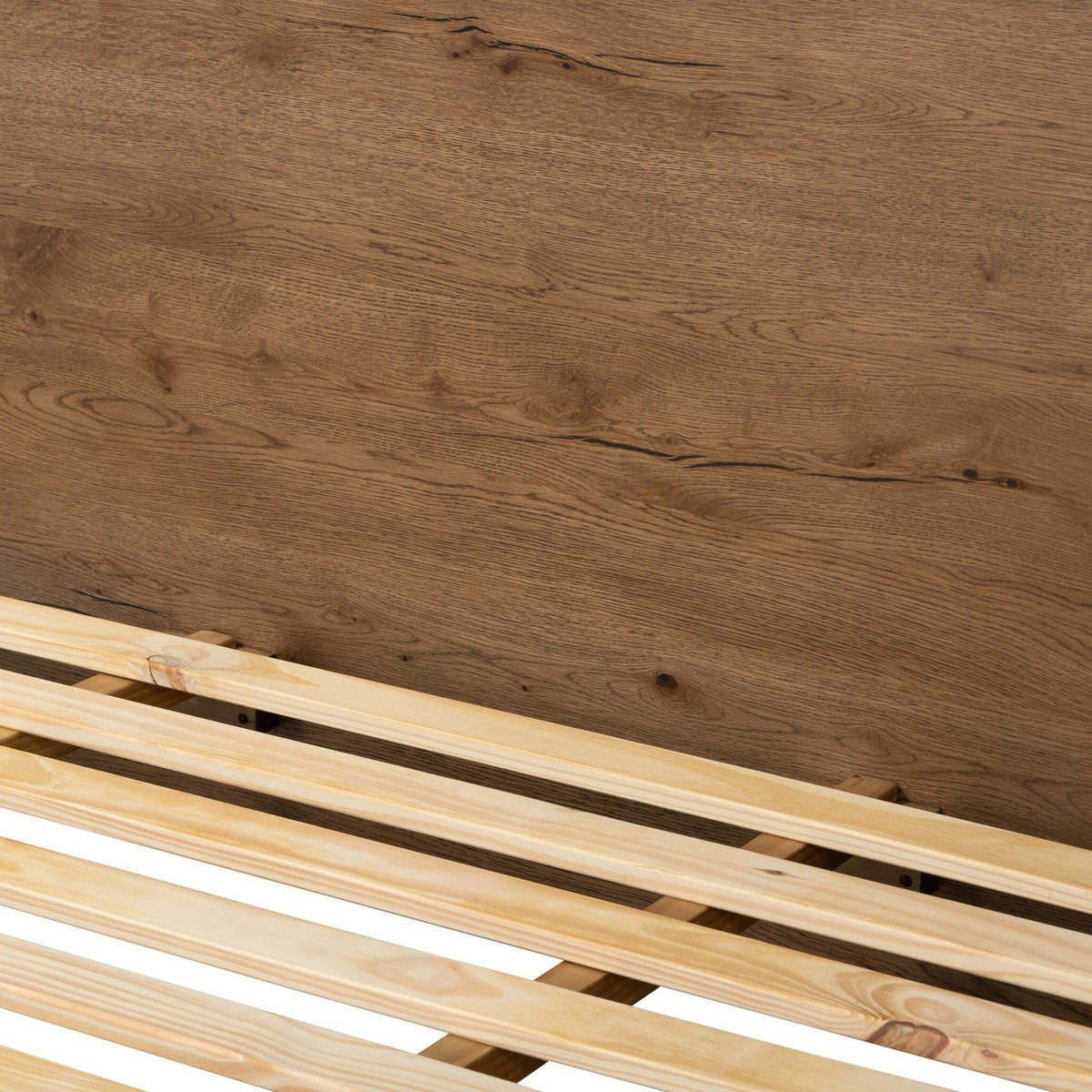 Eaton Bed - Amber Oak Resin- King