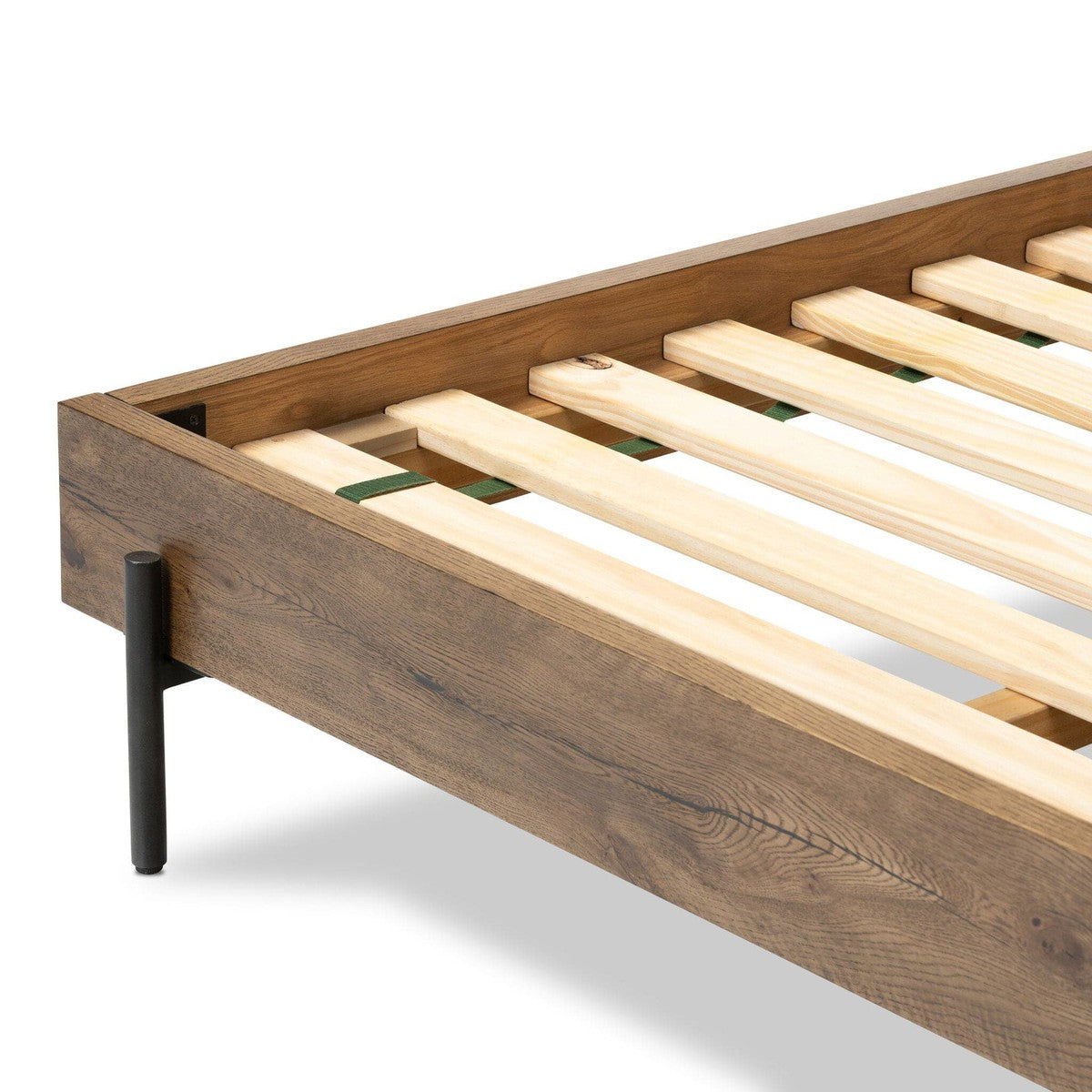 Eaton Bed - Amber Oak Resin- King