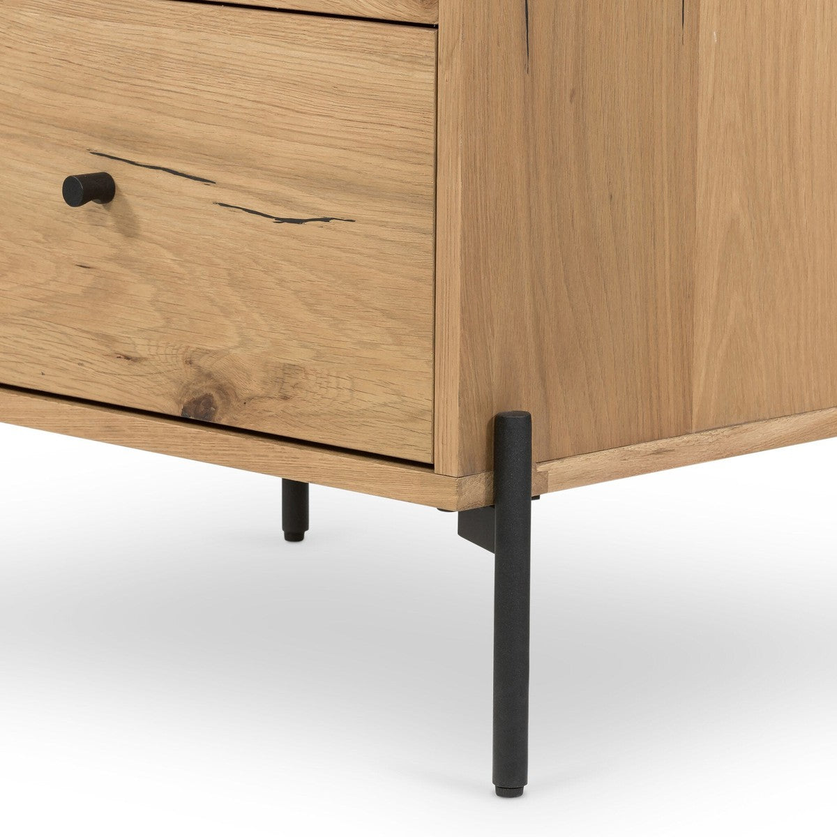 Eaton Nightstand - Light Oak Resin