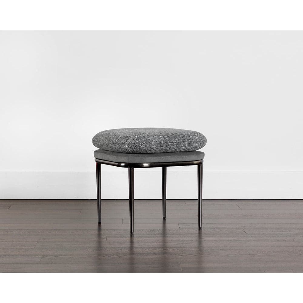 Koffi Stool-Sunpan-SUNPAN-109316-Stools & OttomansGrey - Gunmetal-2-France and Son