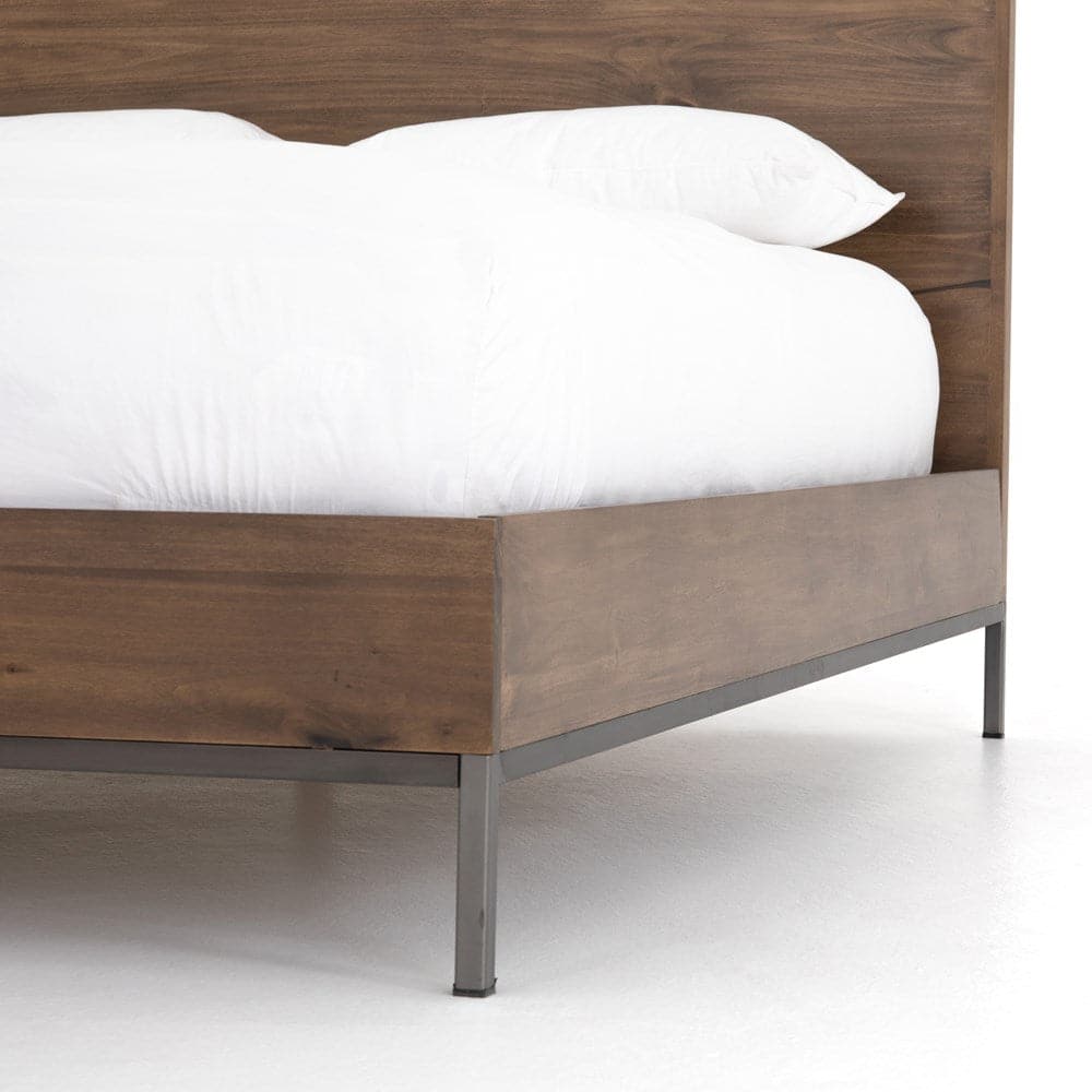 Trey King Bed - Auburn Poplar - Open Box