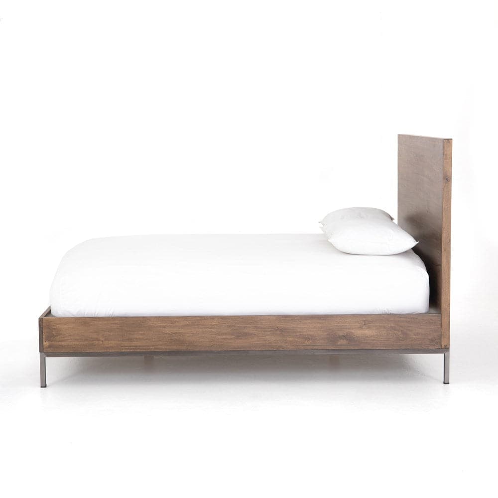 Trey King Bed - Auburn Poplar - Open Box