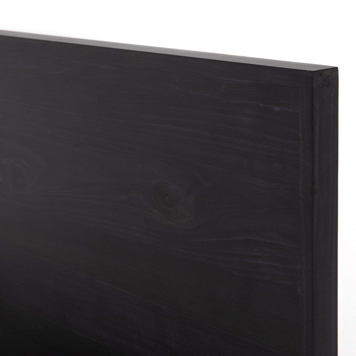 Trey Bed - Black Wash Poplar- King