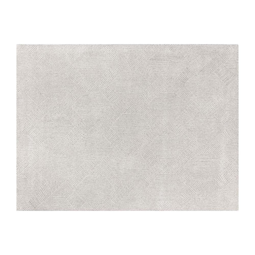 Calais Hand - Tufted Rug-Sunpan-SUNPAN-109384-RugsOatmeal / Grey-9' x 12'-2-France and Son