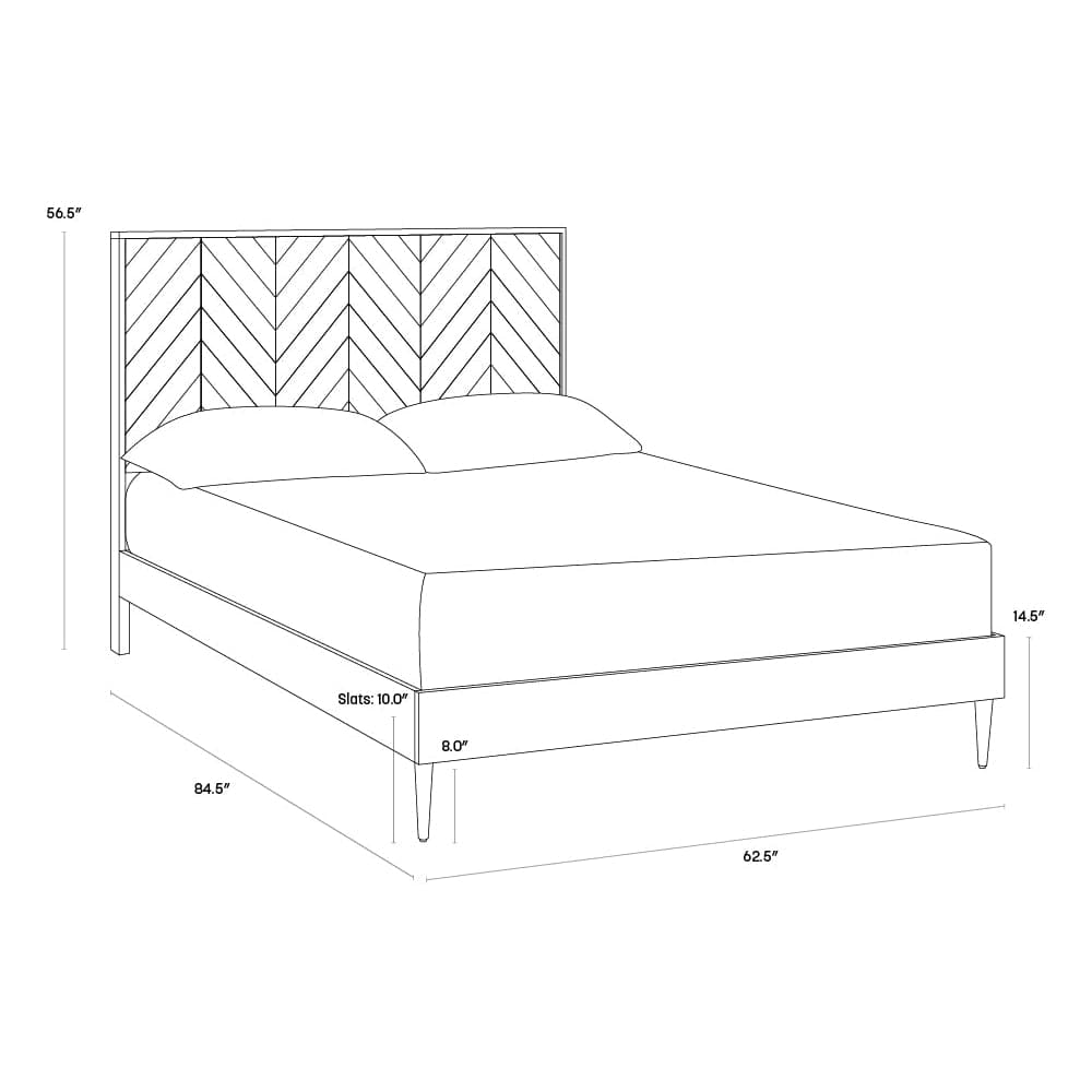 Greyson Bed - Queen - Light Acacia-Sunpan-SUNPAN-109410-Beds-2-France and Son