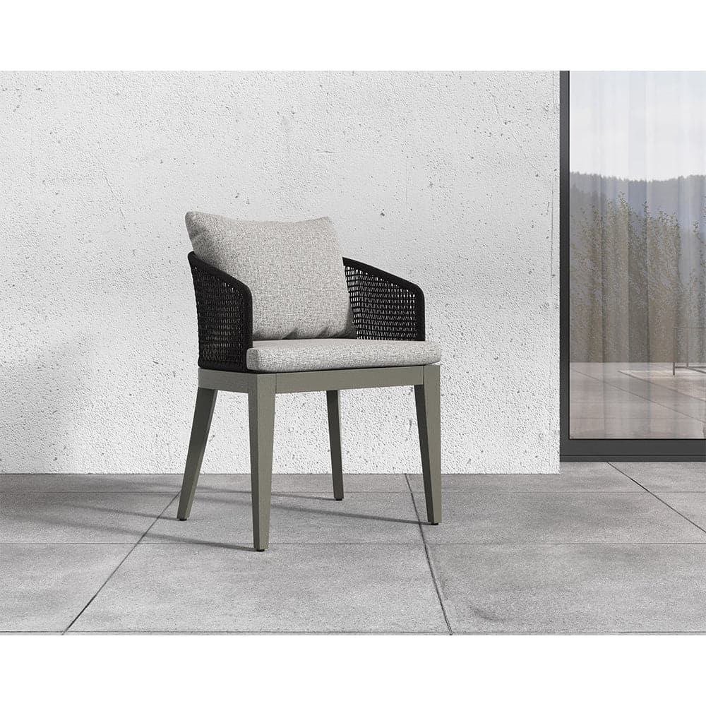 Capri Dining Armchair-Sunpan-SUNPAN-109477-Dining ChairsSmoke Grey - Copacabana Marble-13-France and Son