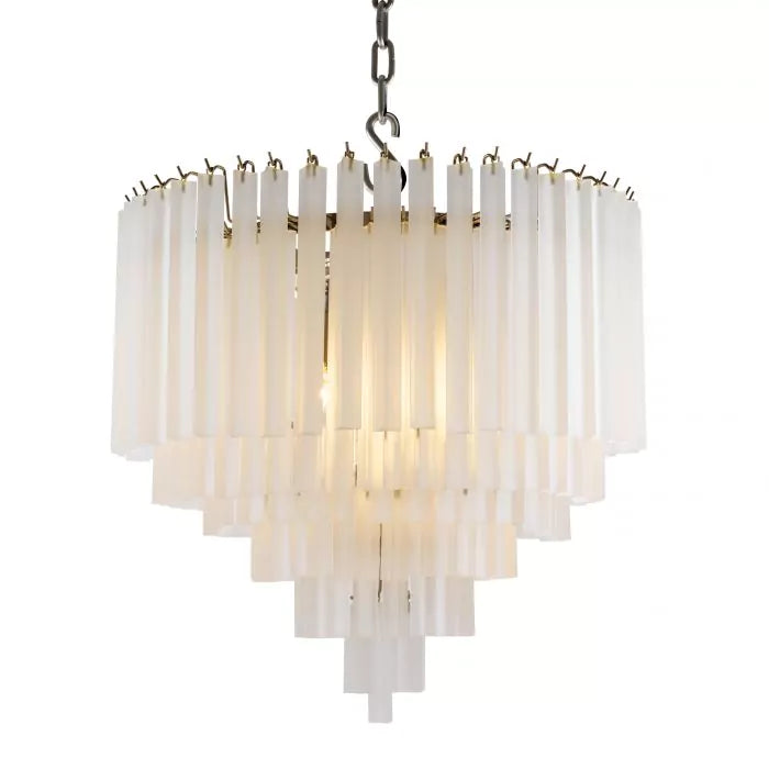 Chandelier Nova frosted glass-Eichholtz-EICHHOLTZ-109494UL-Chandeliers-1-France and Son