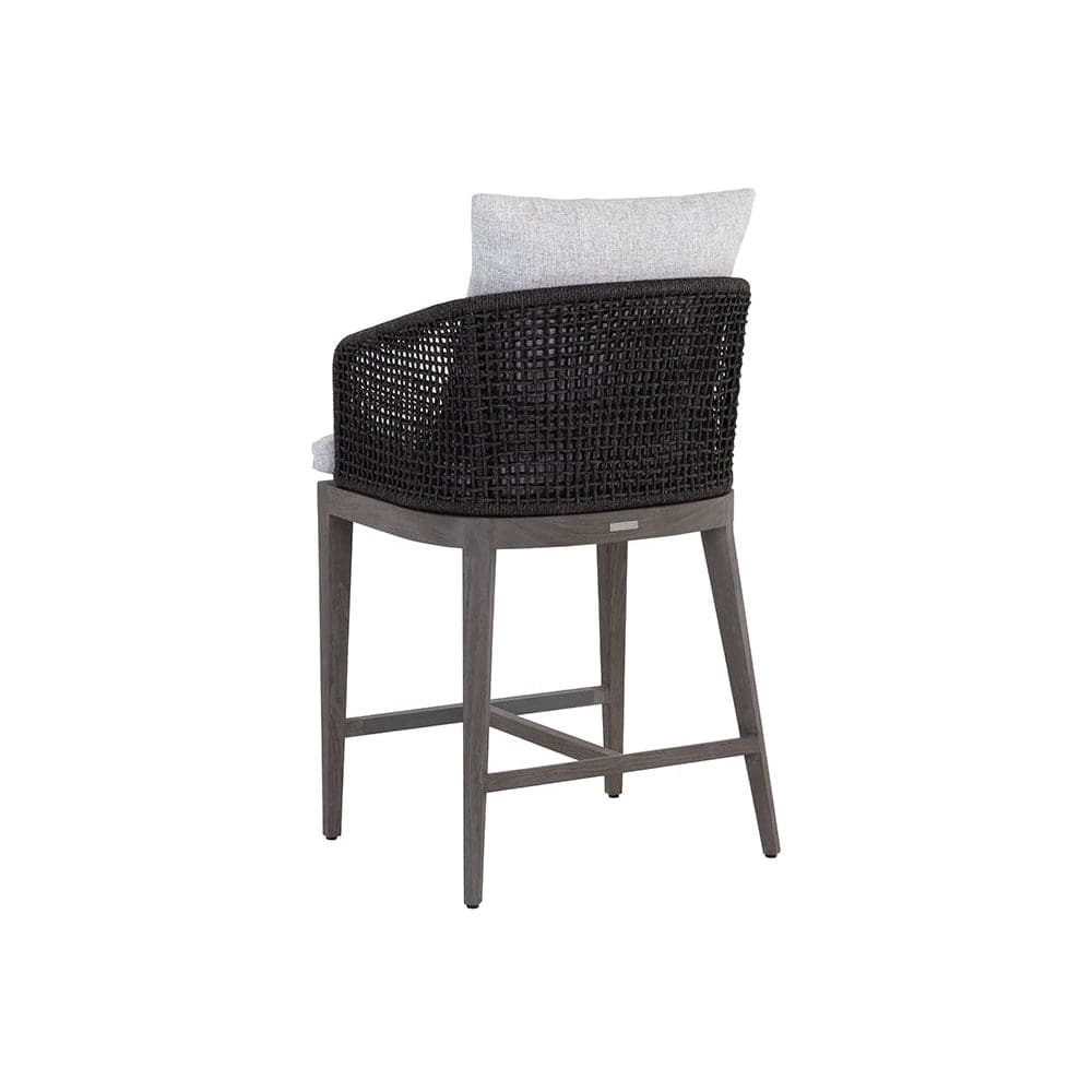 Capri Counter Stool-Sunpan-SUNPAN-109527-Stools & OttomansSmoke Grey - Copacabana Marble-7-France and Son