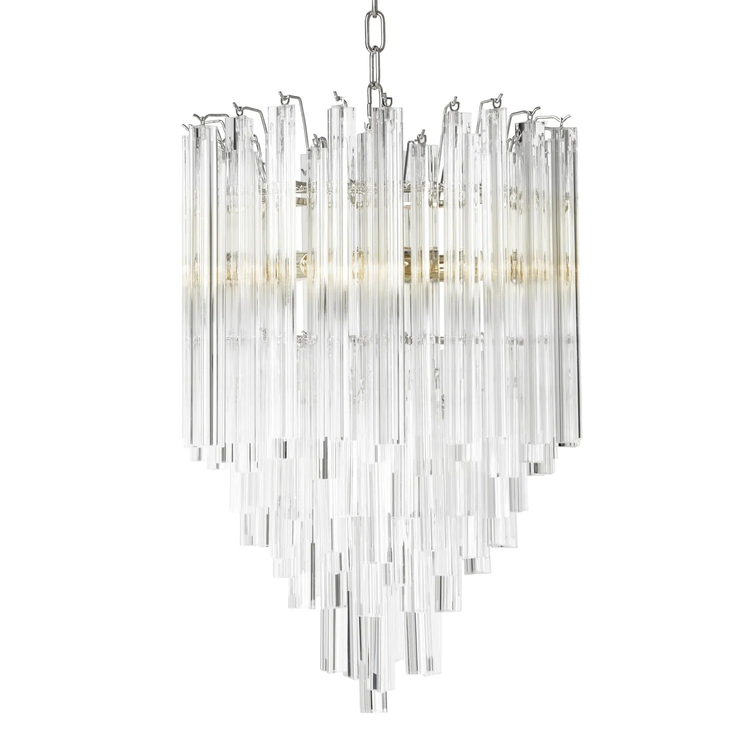 Chandelier Salerno Clear Glass-Eichholtz-EICHHOLTZ-109533UL-Chandeliers-1-France and Son